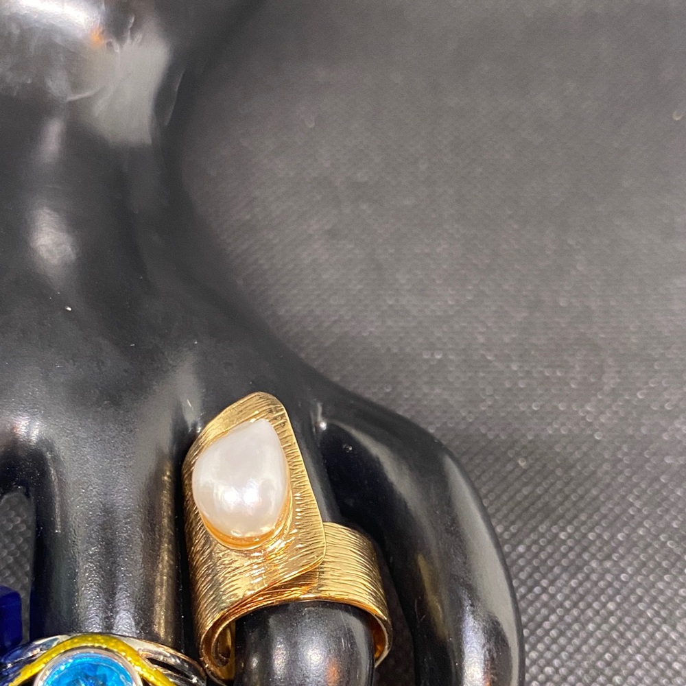 Colorful Statement Rings Set - Picture 2 of 5